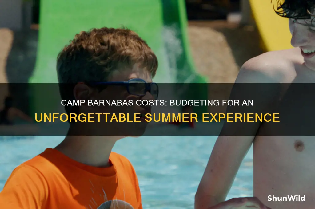 how much does it cost to go to camp barnabas