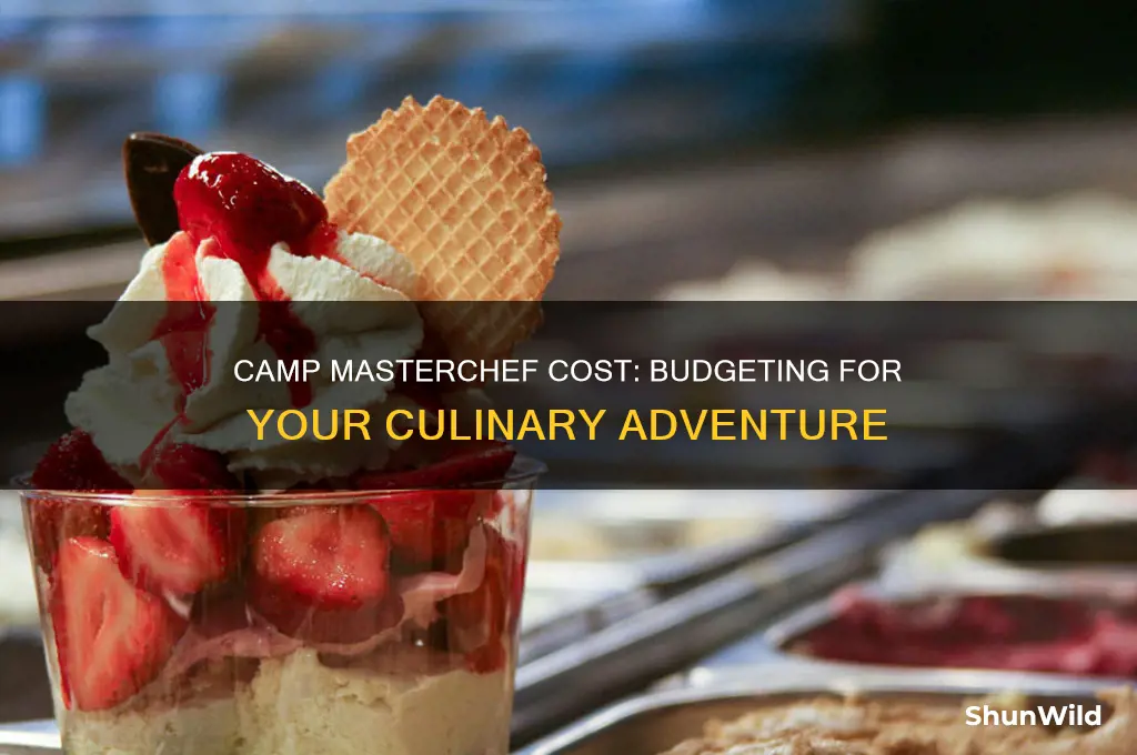 how much does it cost to go to camp masterchef