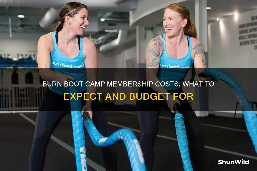 how much does it cost to join burn boot camp