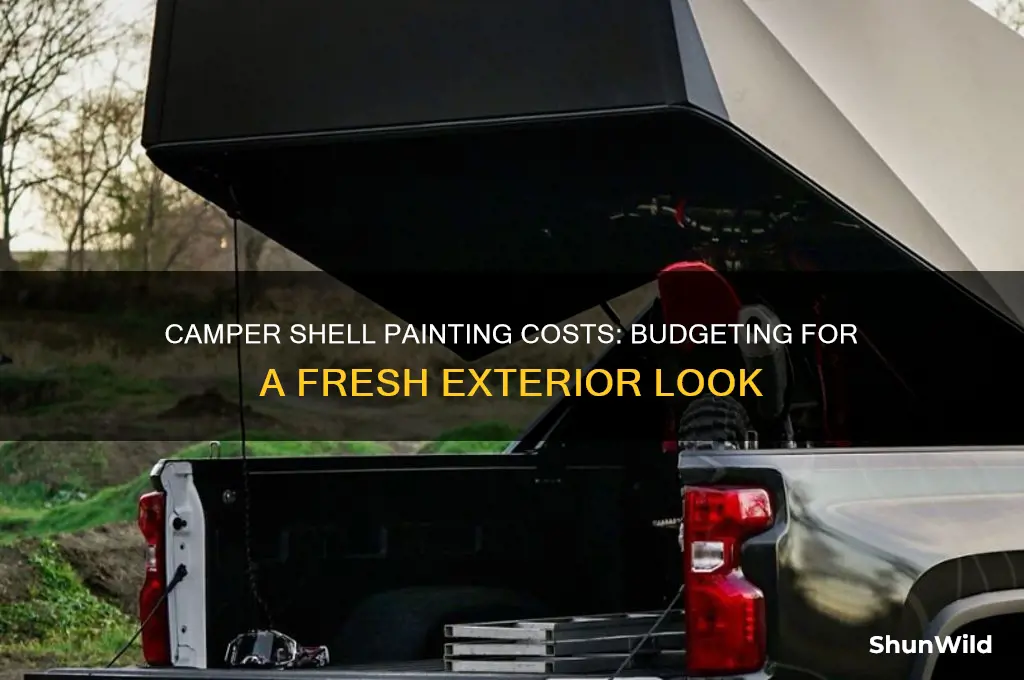 how much does it cost to paint a camper shell