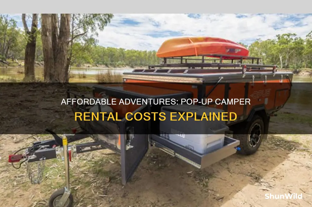how much does it cost to rent pop up camper