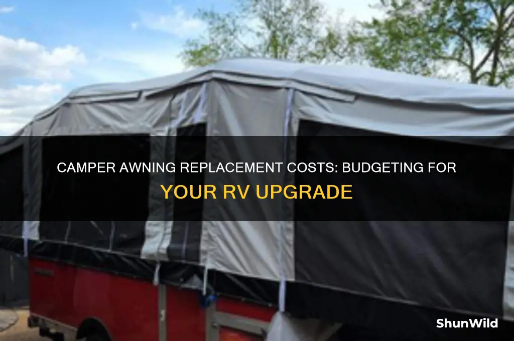 how much does it cost to replace a camper awning