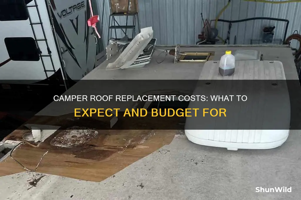 how much does it cost to replace a camper roof