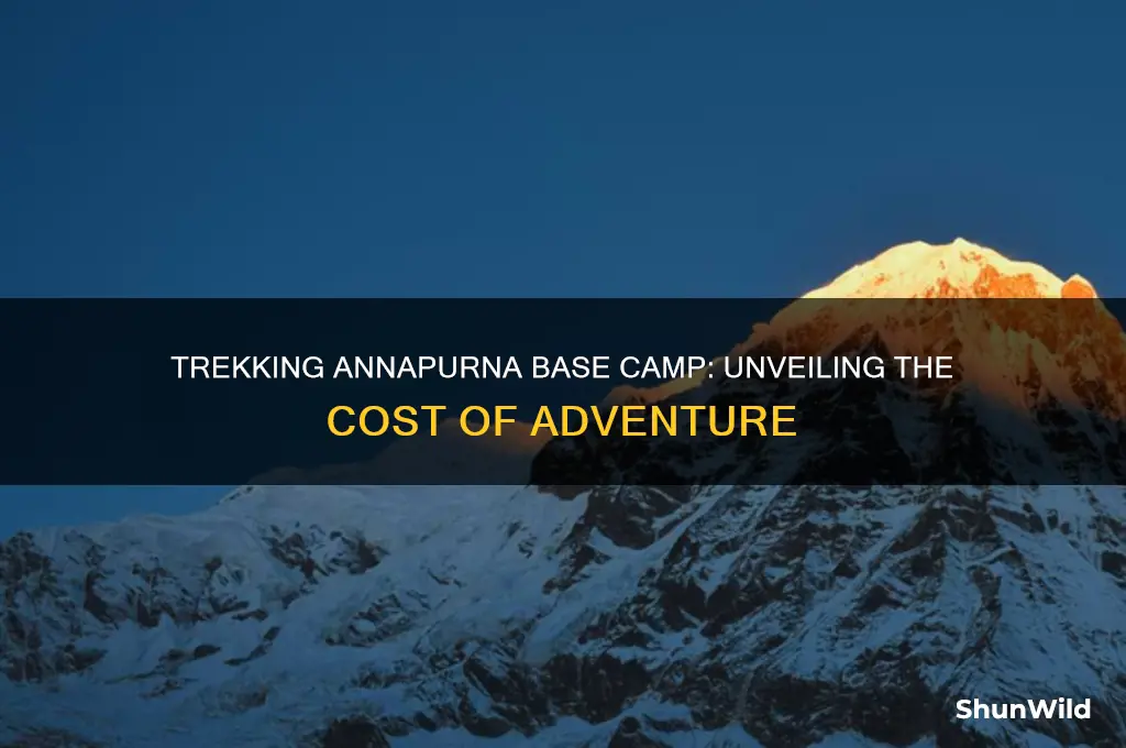 how much does it cost to trek annapurna base camp