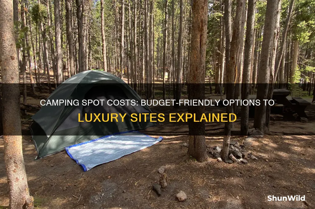 how much does it costvfor a camping spot