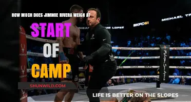 Jimmie Rivera's Weight at Camp Start: Key Details Revealed
