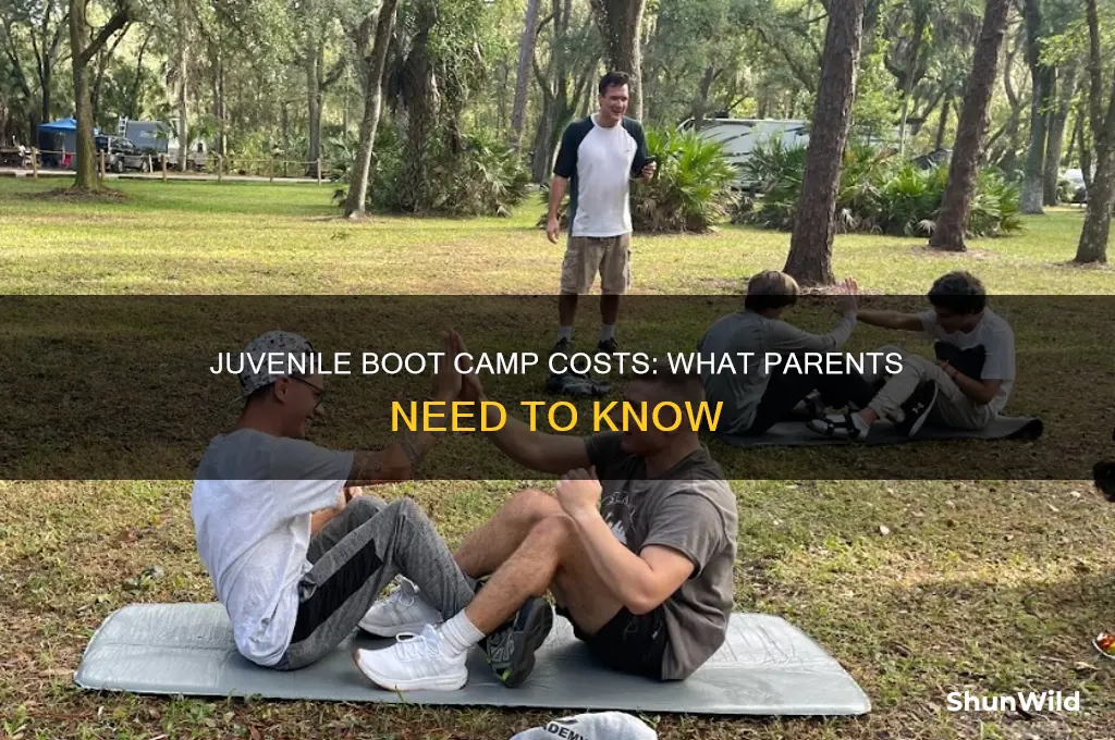how much does juvenile boot camp cost