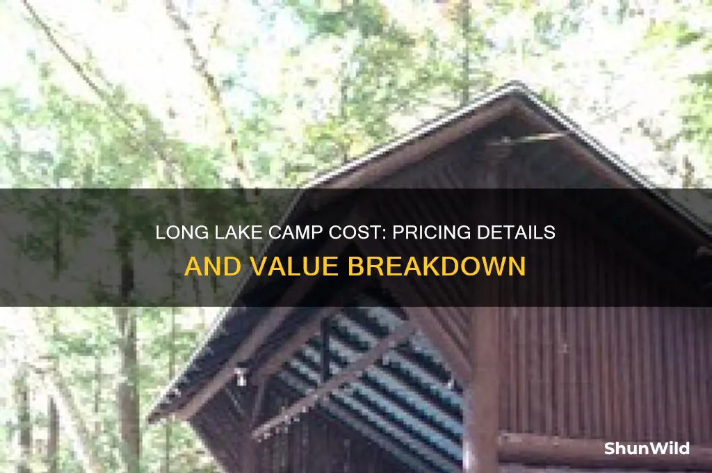 how much does long lake camp cost
