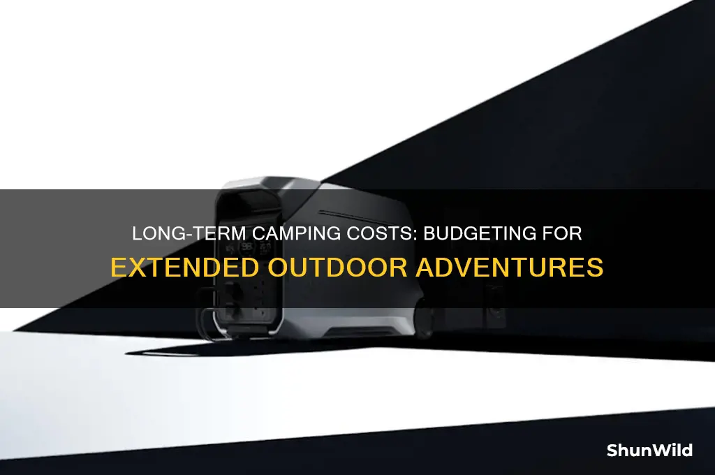 how much does long term camping cost