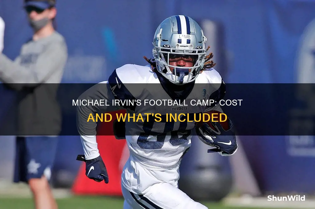 how much does michael irvins camp cost