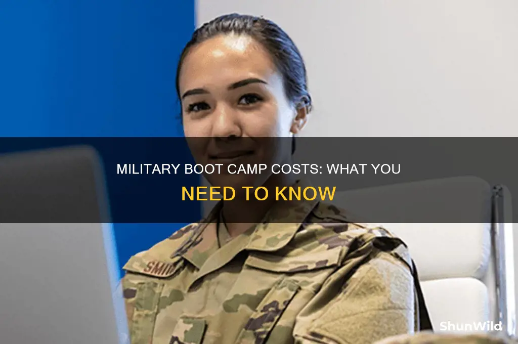 how much does military boot camp cost