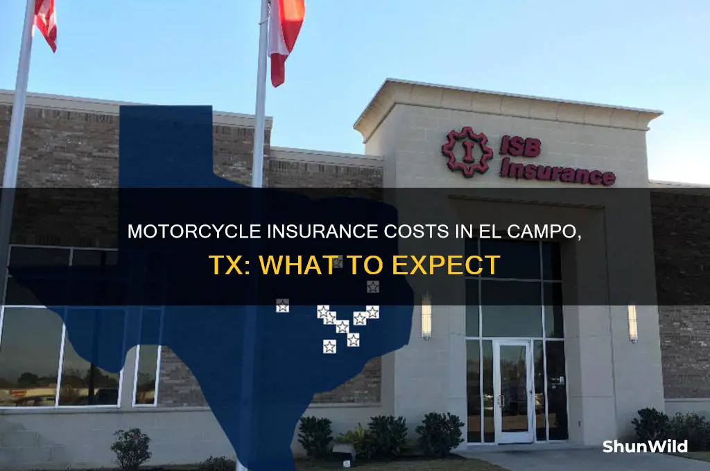 how much does motorcycle insurance cost in el campo tx