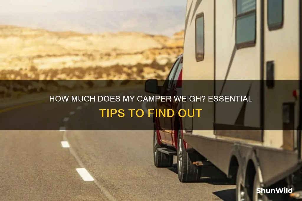 how much does my camper weigh