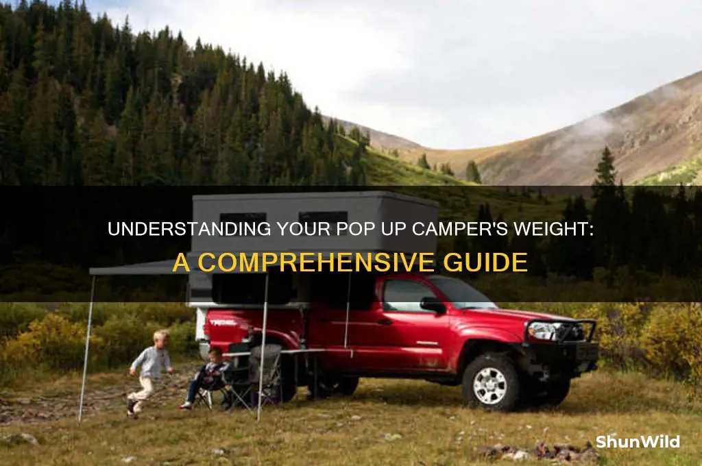 how much does my pop up camper weigh