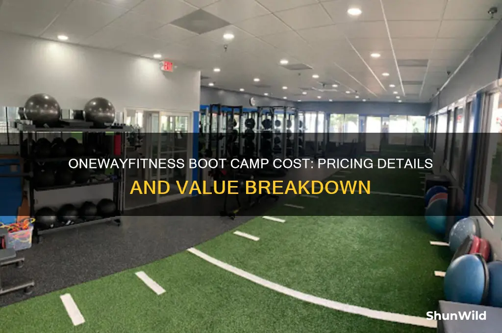 how much does onewayfitness boot camp cost