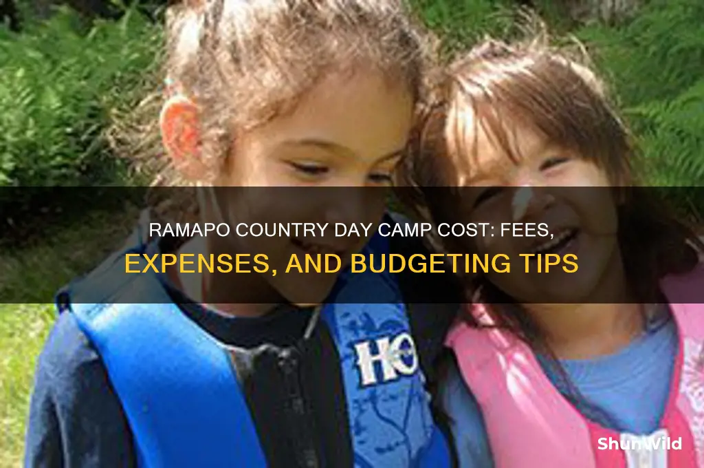 how much does ramapo country day camp cost
