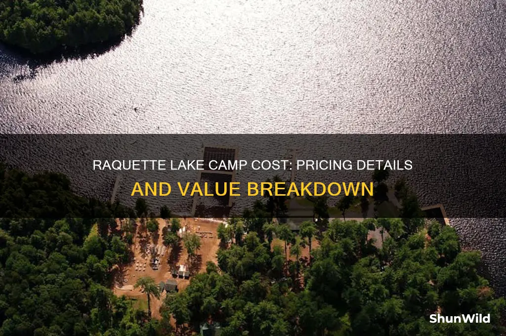 how much does raquette lake camp cost