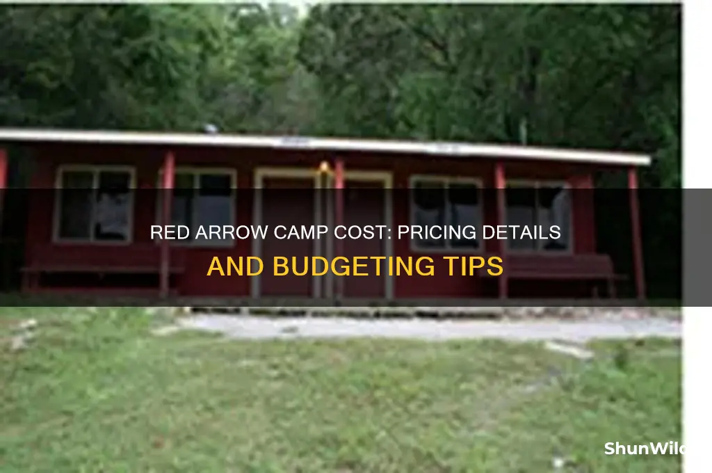 how much does red arrow camp cost