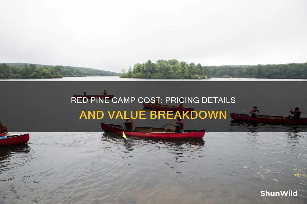 how much does red pine camp cost