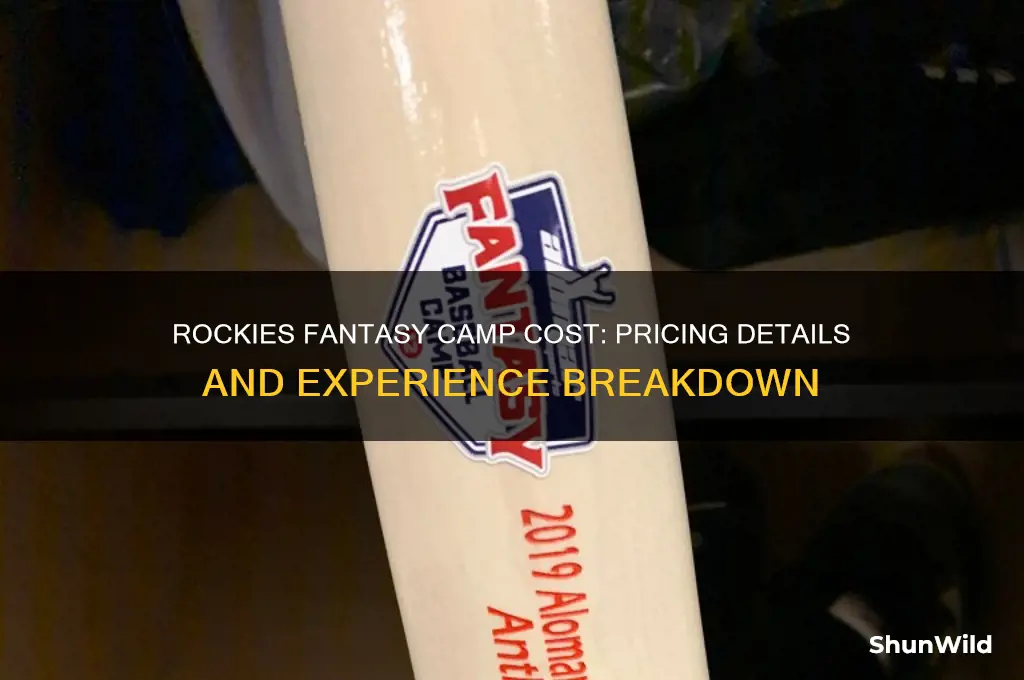 how much does rockies fantasy camp cost