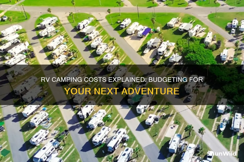 how much does rv camping cost