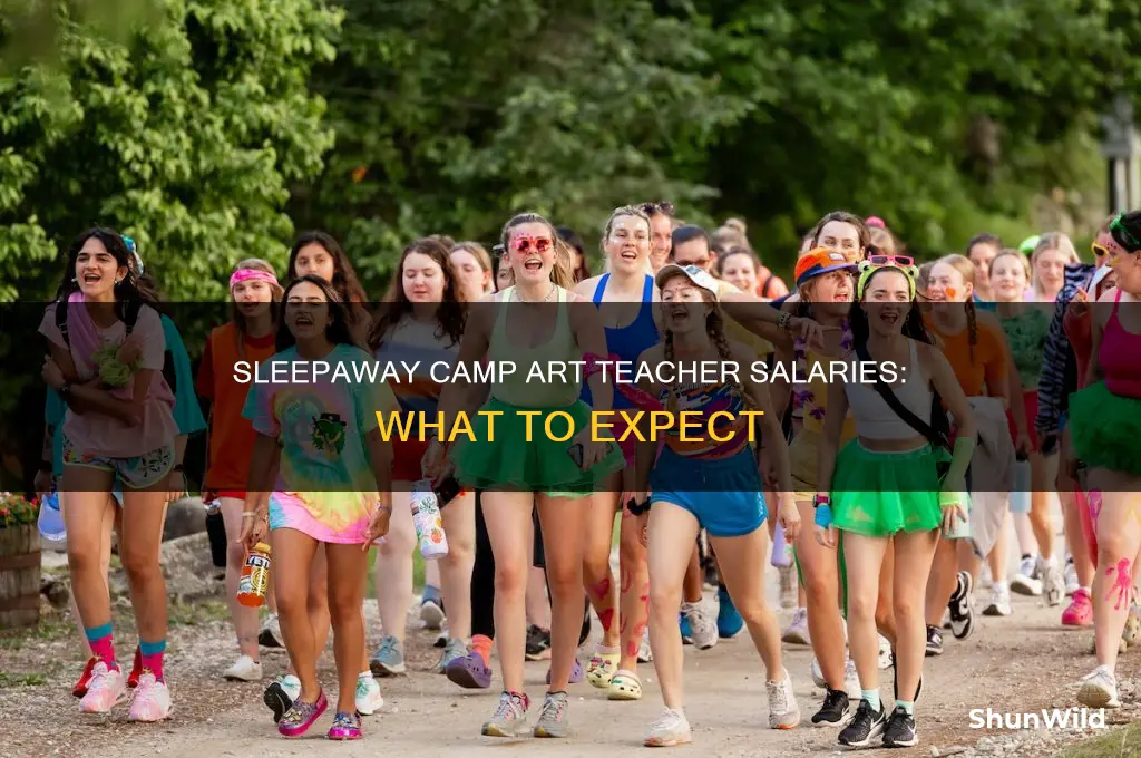 how much does sleepaway camp pay art teacher