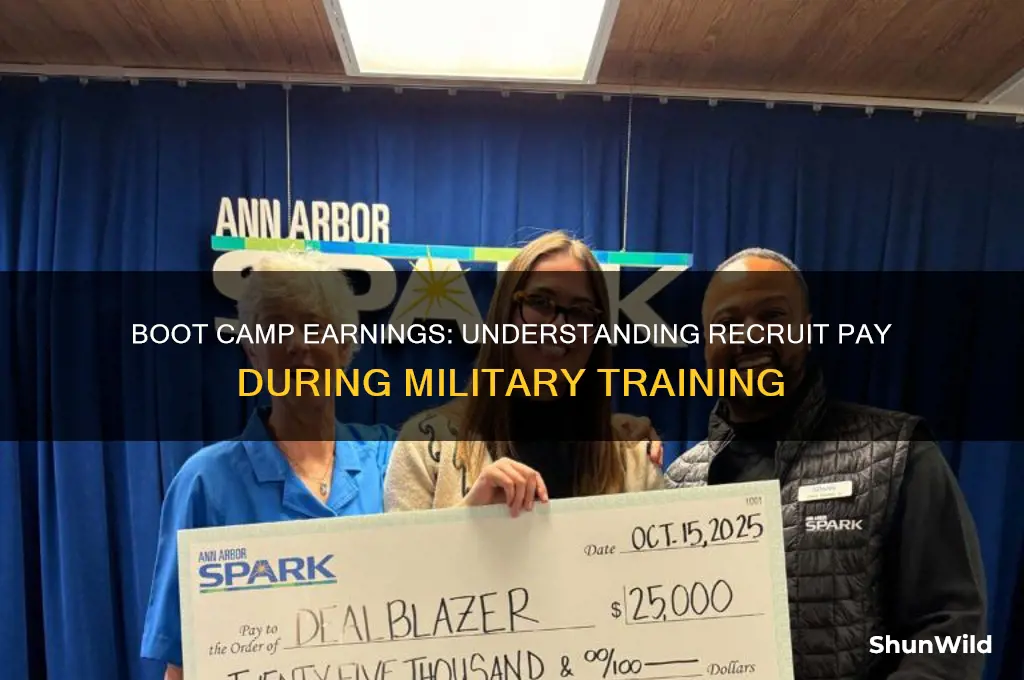 how much does someone in boot camp earn