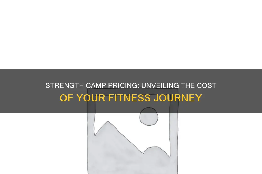 how much does strength camp cost