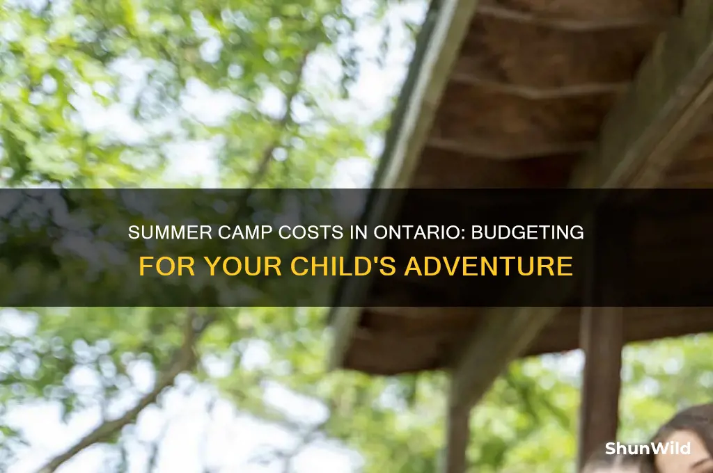 how much does summer camp cost in ontario