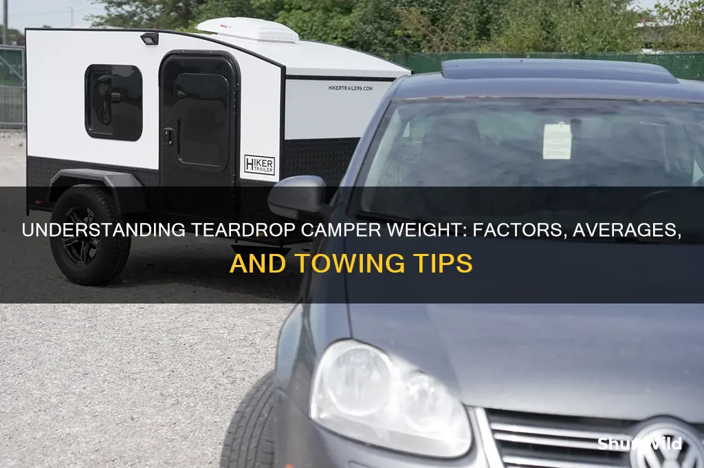 how much does teardrop camper weigh
