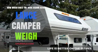 1996 Squire 8000 Lance Camper Weight: Unveiling the Exact Specs