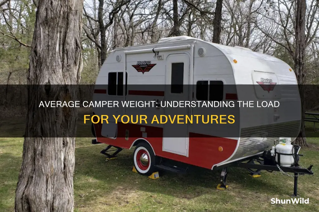 how much does the average camper weight