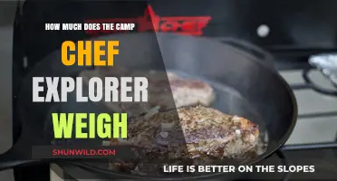 Camp Chef Explorer Weight: Unveiling the Portable Grill's Heaviness
