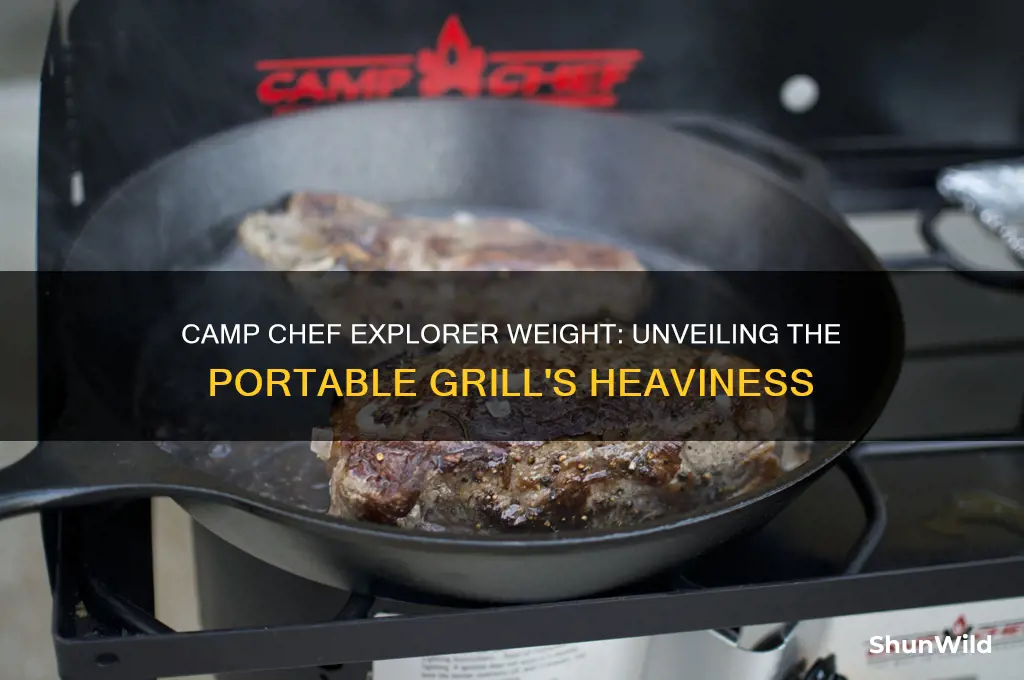 how much does the camp chef explorer weigh