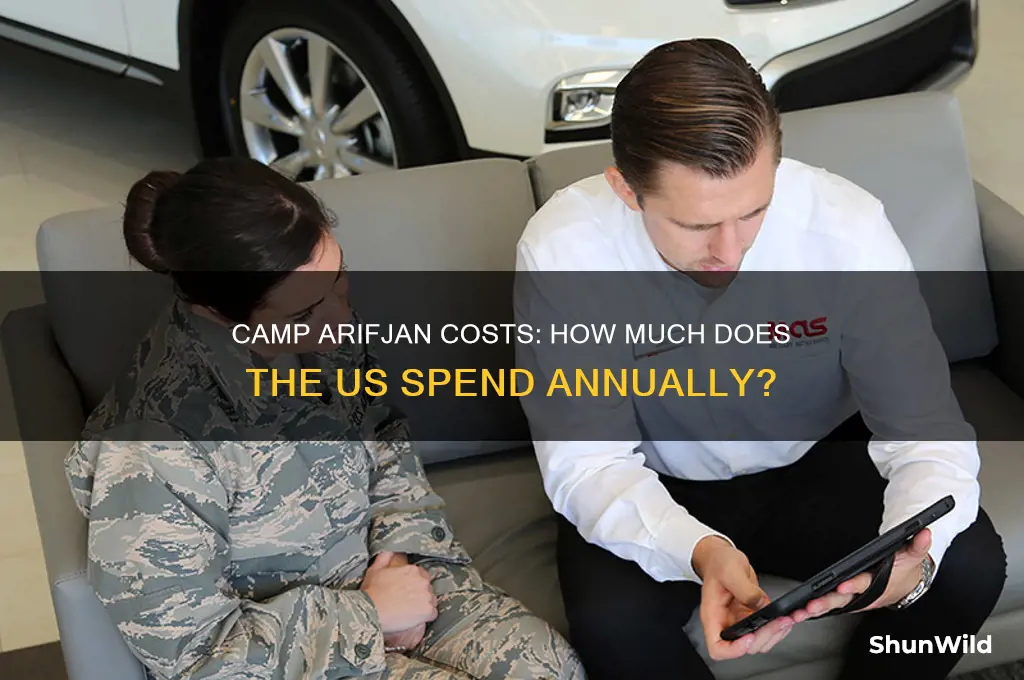 how much does the us pay for camp arifjan