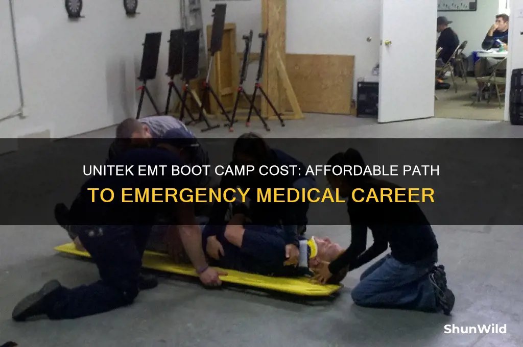 how much does unitek emt boot camp cost