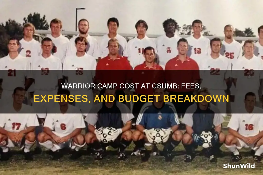 how much does warrior camp cost csumb