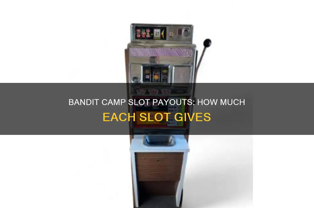 how much does weach slot give in bandit camp
