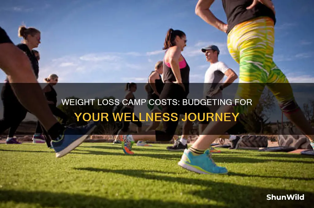 how much does weight loss camp cost