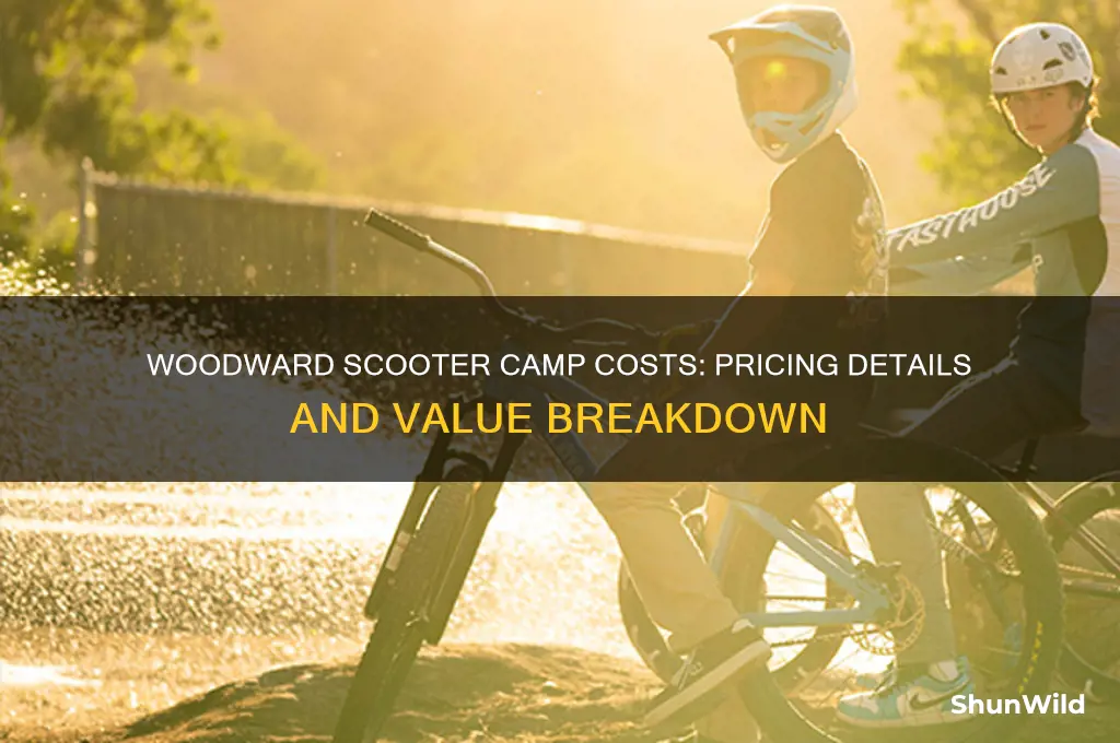 how much does woodward scooter camp cost