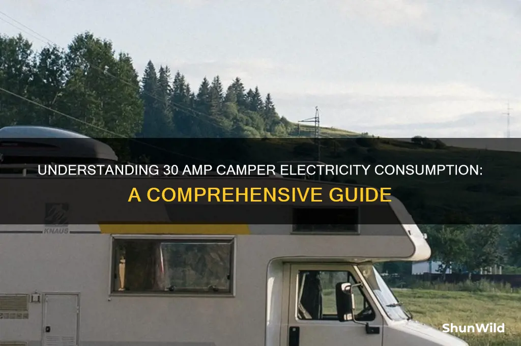 how much electricity does a 30 amp camper use