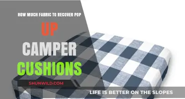 DIY Pop-Up Camper Cushion Recovery: Fabric Measurement Guide