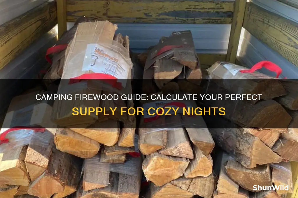 how much firewood do i need camping