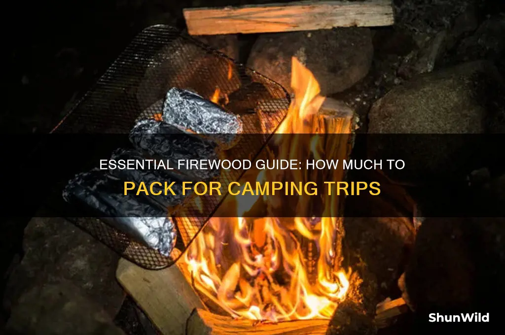 how much firewood do i need to go camping
