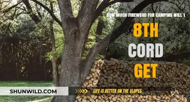 Efficient Camping Firewood: What an Eighth Cord Provides for Your Trip