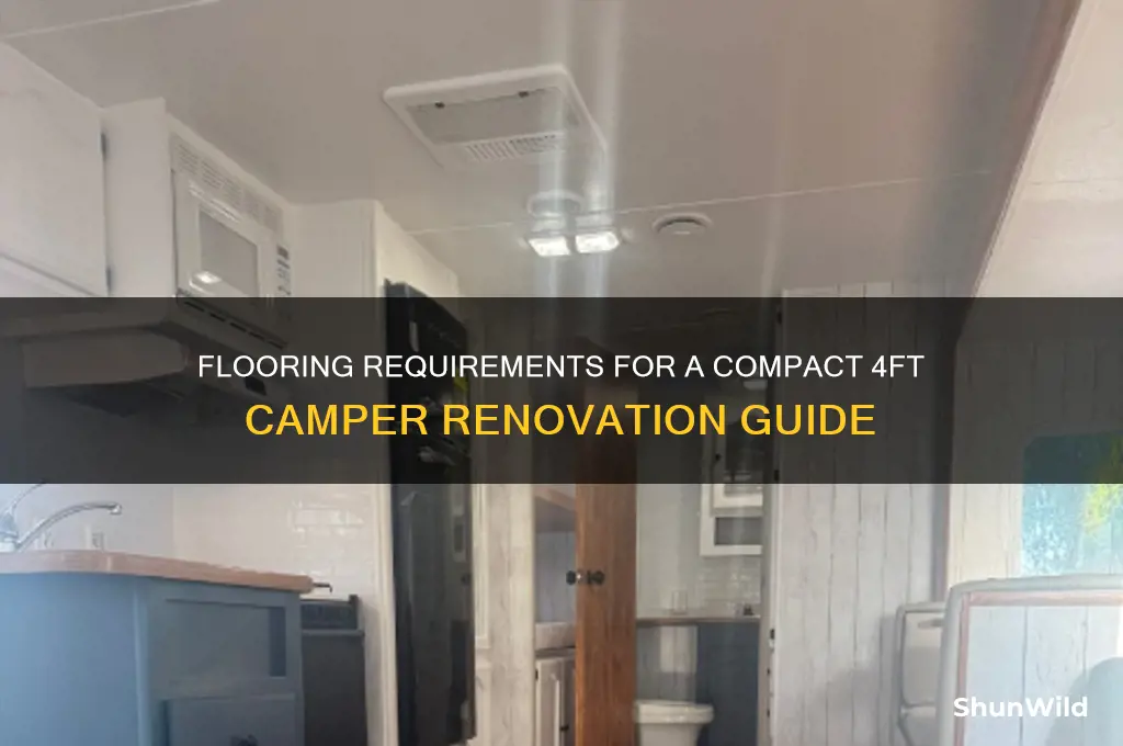 how much flooring is needed for a 4oft camper
