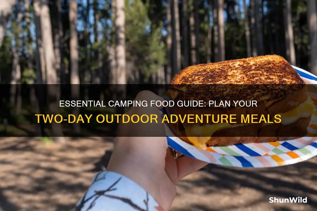 how much food for two days camping