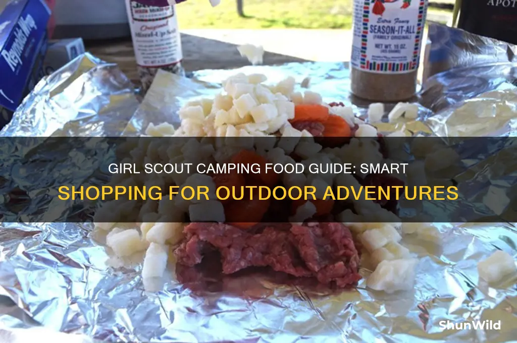 how much food to buy for girl scout camping