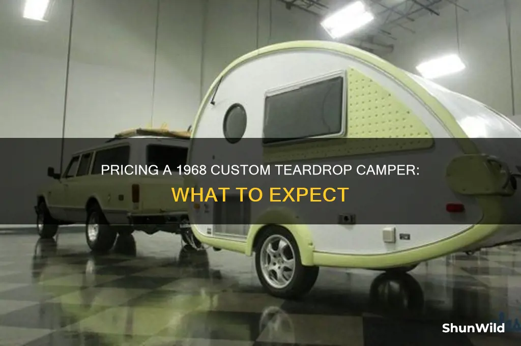 how much for a 1968 custom teardrop camper