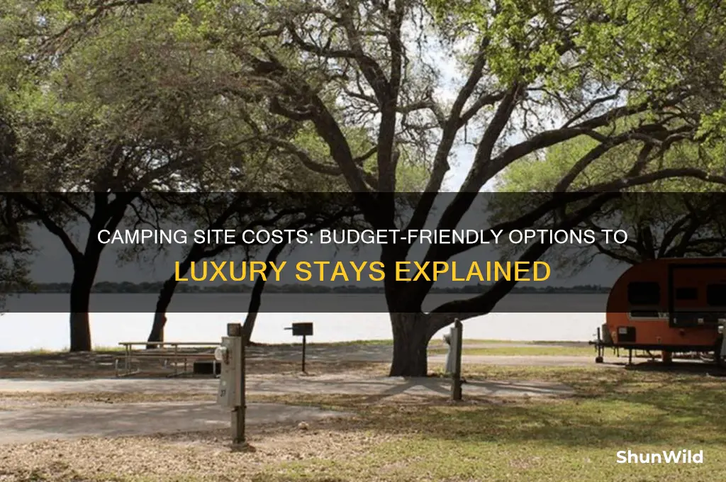 how much for a camping site